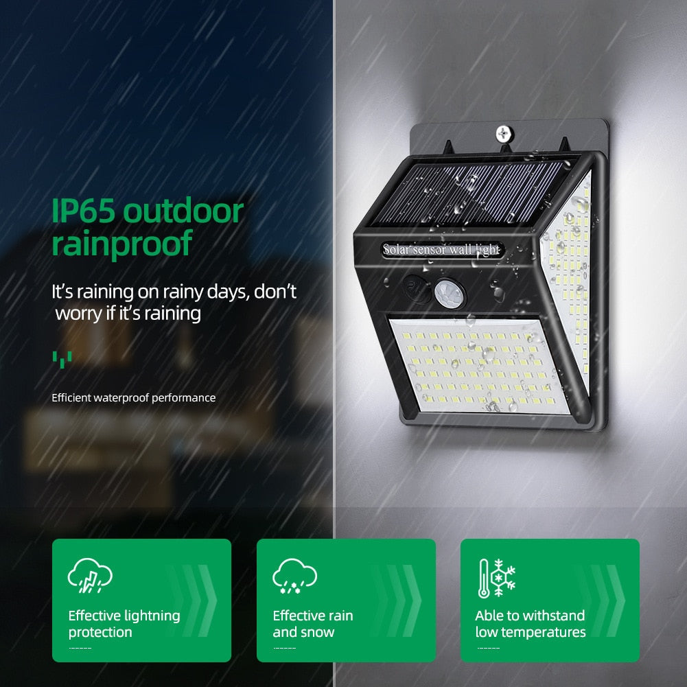 New Solar Lamp Light IP65 Waterproof with Motion Sensor