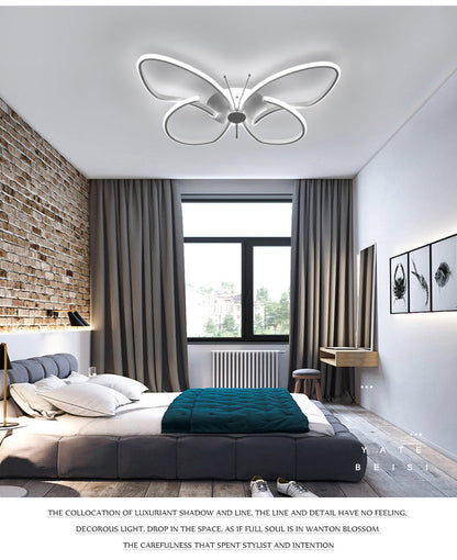 Modern LED Butterfly LED Ceiling Lamp Dimmable