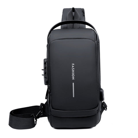Image of Anti-theft Waterproof Travel Bag With USB Charging Port on Sale