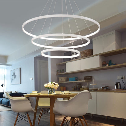 Indoor Modern Circular Ring Chandelier