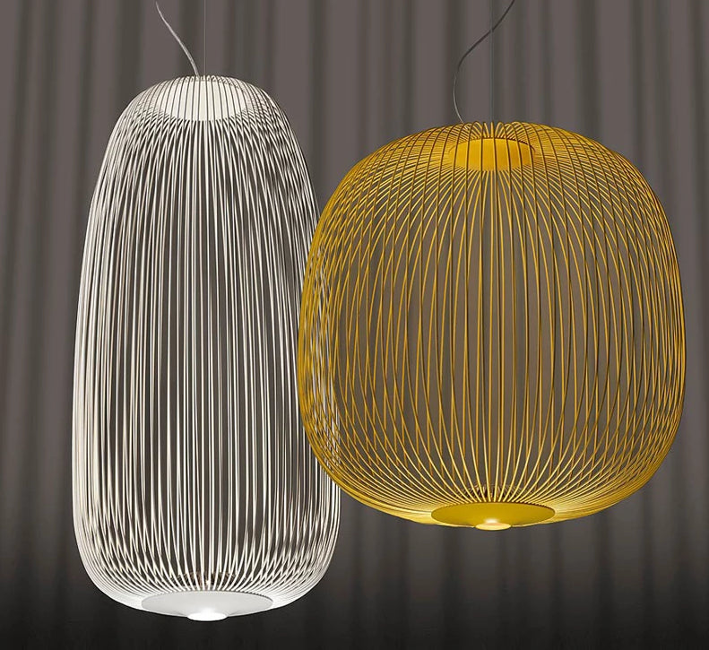Minis - Modern Cage Spokes Hanging Lamp