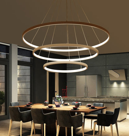 Modern Circular Ring Chandelier