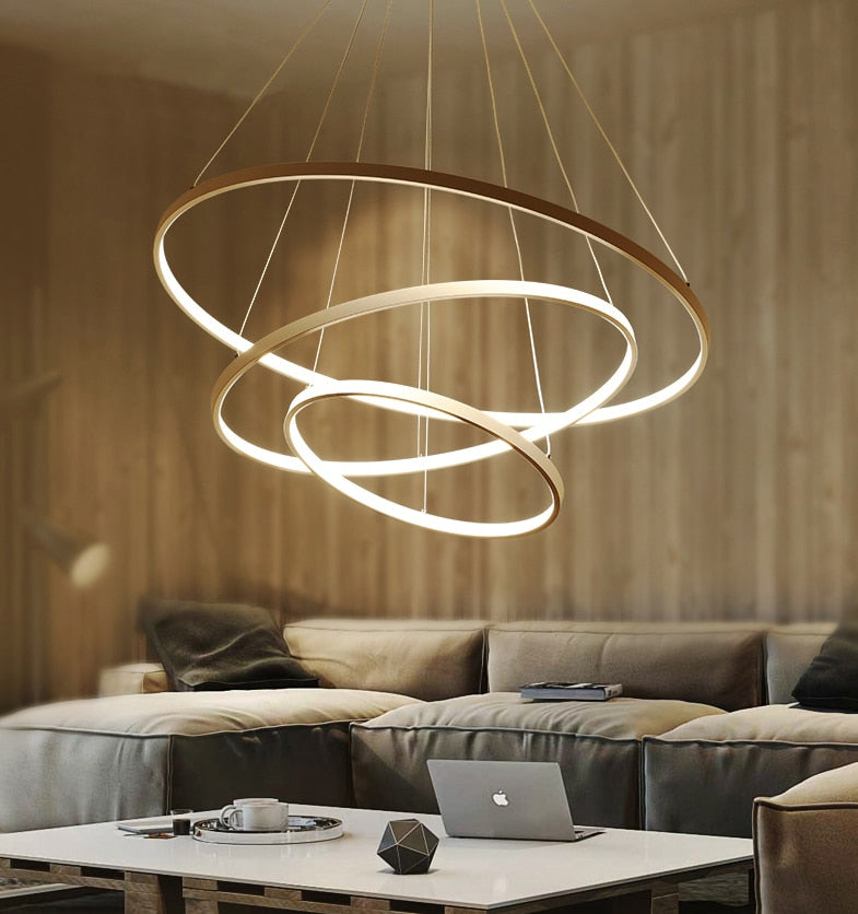 Modern Circular Ring Chandelier