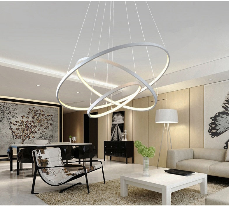 Indoor Modern Circular Ring Chandelier