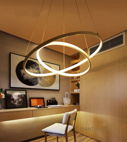 Modern Circular Ring Chandelier