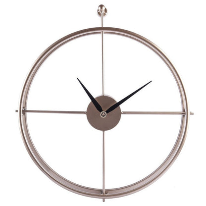 Silent Iron Wall Clock Modern Design