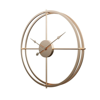 Silent Iron Wall Clock Modern Design