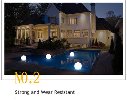 Waterproof LED Garden Ball Light RGB