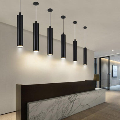 Dimmable LED Pendant Lamp Long Tube