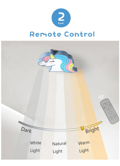 LED Unicorn Kids Room Light