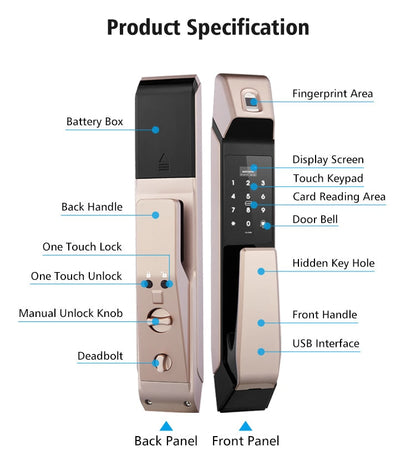 Automatic Smart Fingerprint Door Lock