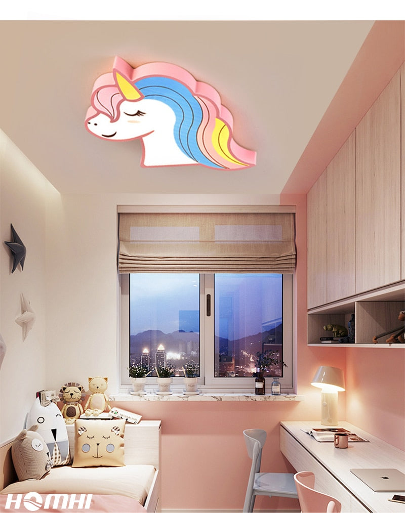 LED Unicorn Kids Room Light