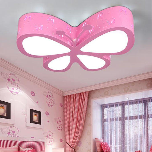 Modern Butterfly LED Ceiling Lamp for Kids Room