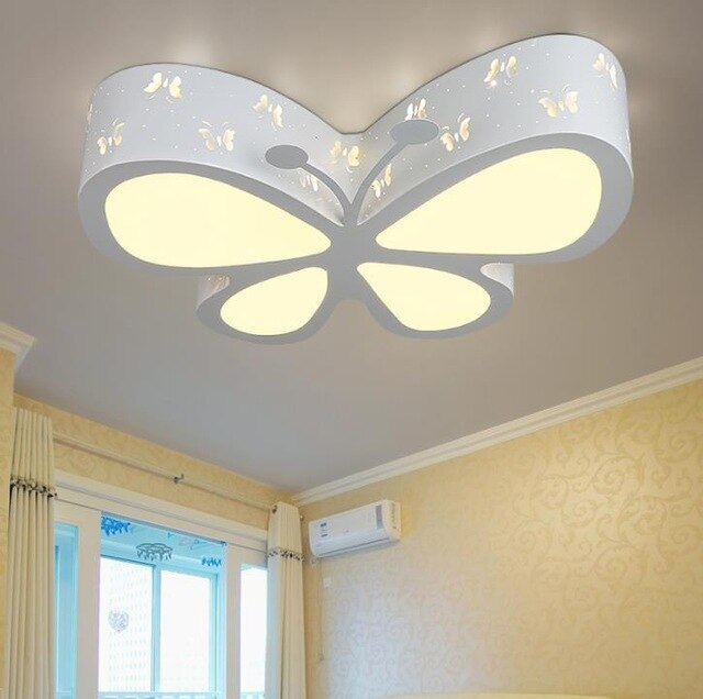 Modern Butterfly LED Ceiling Lamp for Kids Room