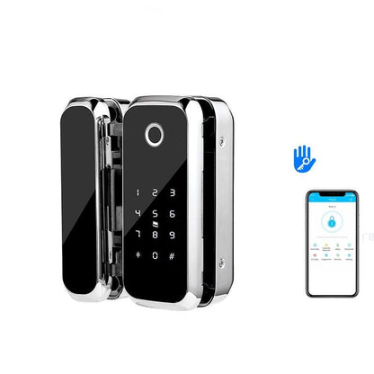Bluetooth Fingerprint Glass Door Lock