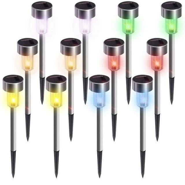 12Pack LED Solar Garden