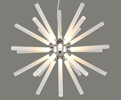 Novel Creative Design Iron Chandelier - Glowing Snowflake Droplight - Large