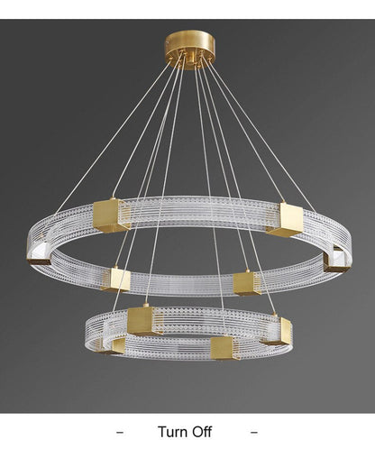 LED Acrylic Light Luxury Chandelier