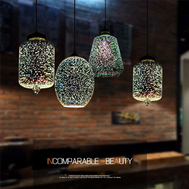 Modern 3D Pendant Lamp