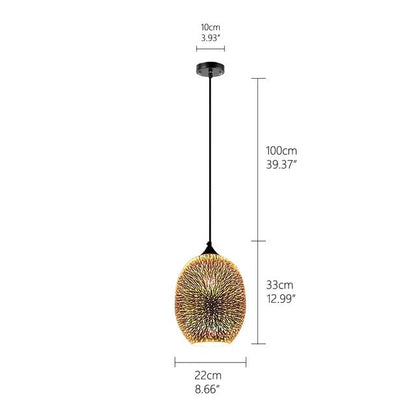 Modern 3D Pendant Lamp