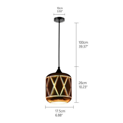 Modern 3D Pendant Lamp