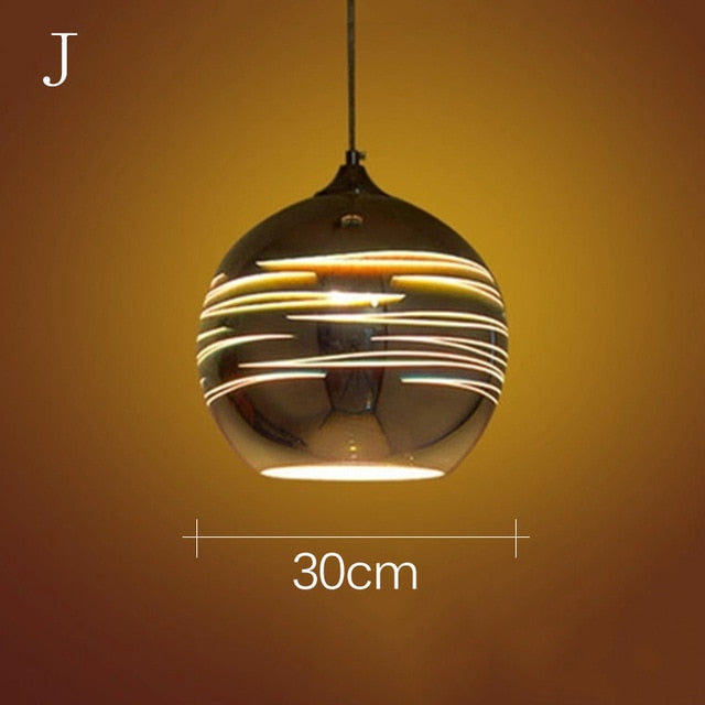 Modern 3D Pendant Lamp