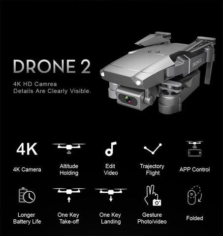 Image of Clearance SALE Foldable 4K Wide Angle Drone 2