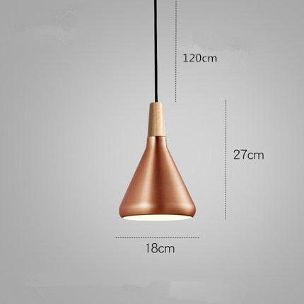 LED Copper Aluminum Hanglamp