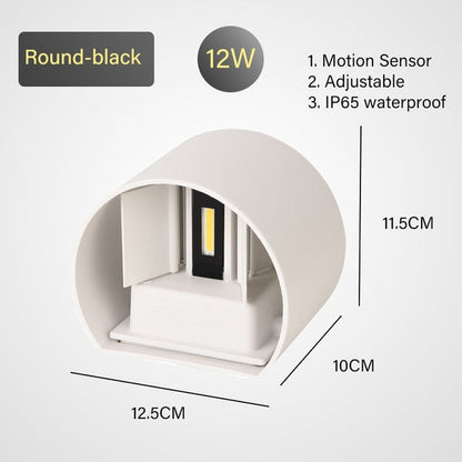 Wall lamp LED motion sensor IP65 waterproof