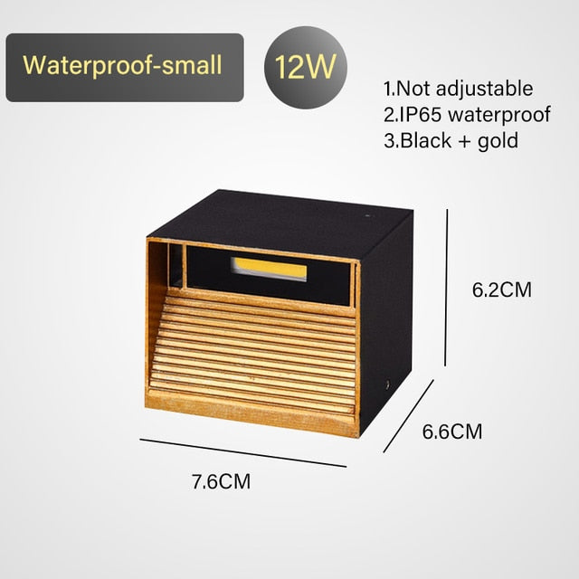 Wall lamp LED motion sensor IP65 waterproof