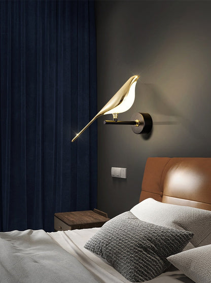 Magpie Bird Modern LED wall lamp