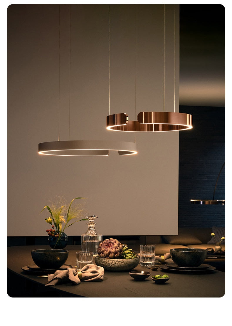 Modern Round Nordic LED Ceiling Chandelier
