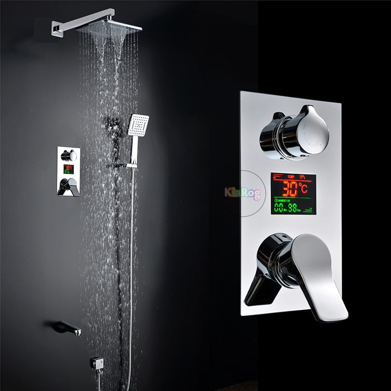 Bathroom Shower Set Digital Display