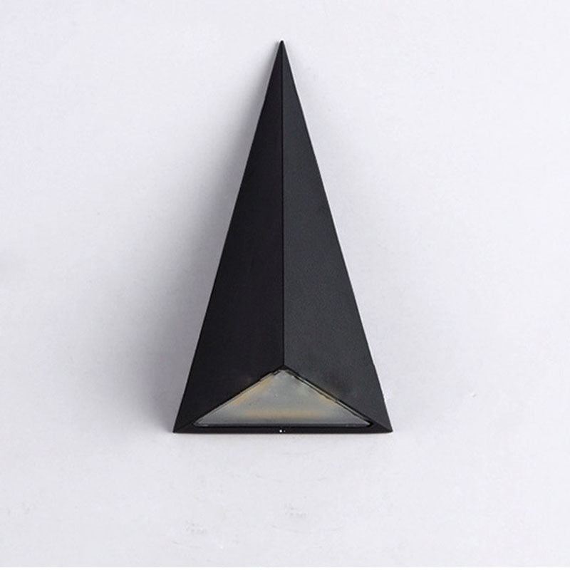 Waterproof Indoor/Outdoor Pyramid Wall Lamp