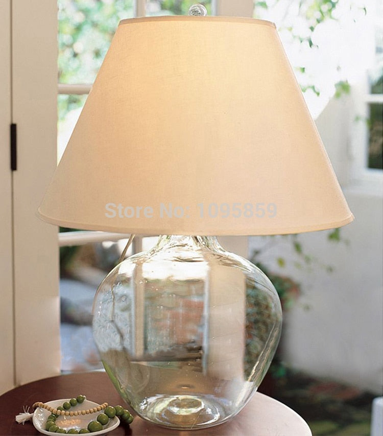 Arabella - Modern Glass Desk Lamp
