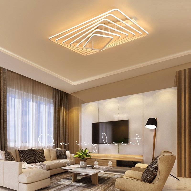 Dilan - Modern LED Twist Layer Ceiling Light