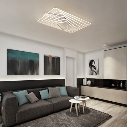 Dilan - Modern LED Twist Layer Ceiling Light